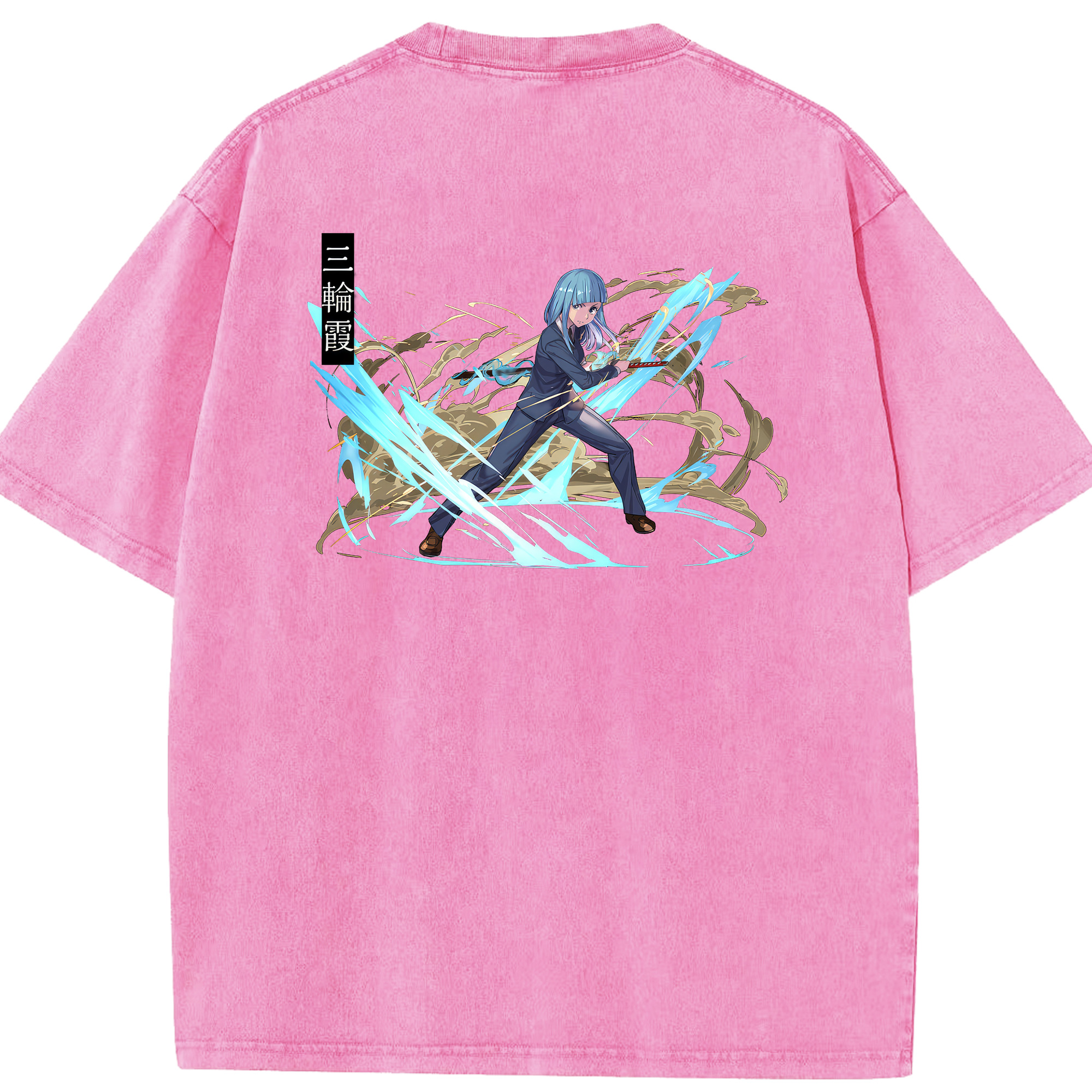 （画像用） 呪術廻戦 Jujutsu Kaisen 綿100% ヴィンテージ風 半袖Tシャツ（背面プリント）